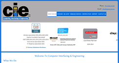 Desktop Screenshot of cie.net.au