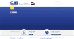 Desktop Screenshot of cie.com.py