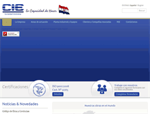 Tablet Screenshot of cie.com.py